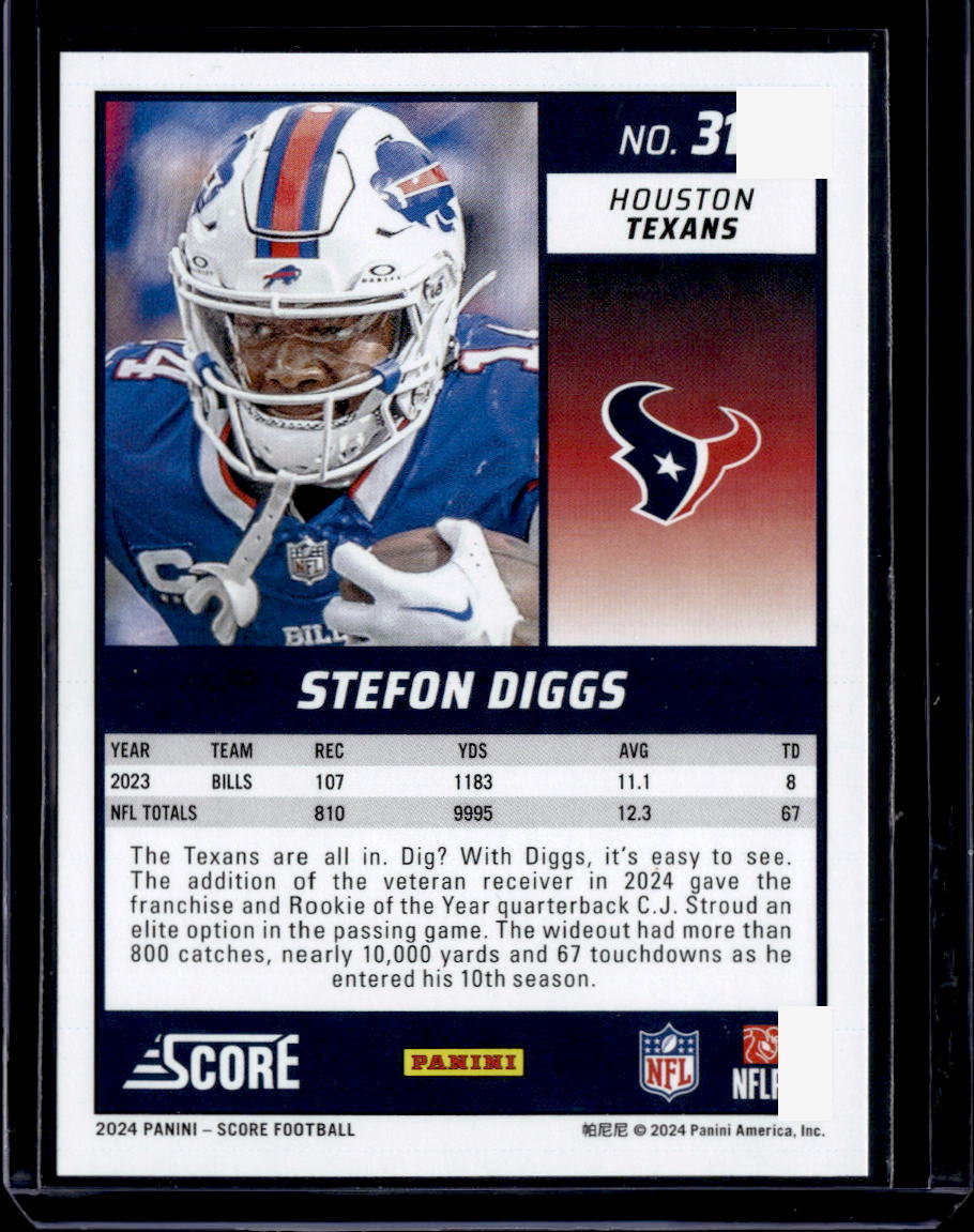 2024 Score #31 Stefon Diggs Green