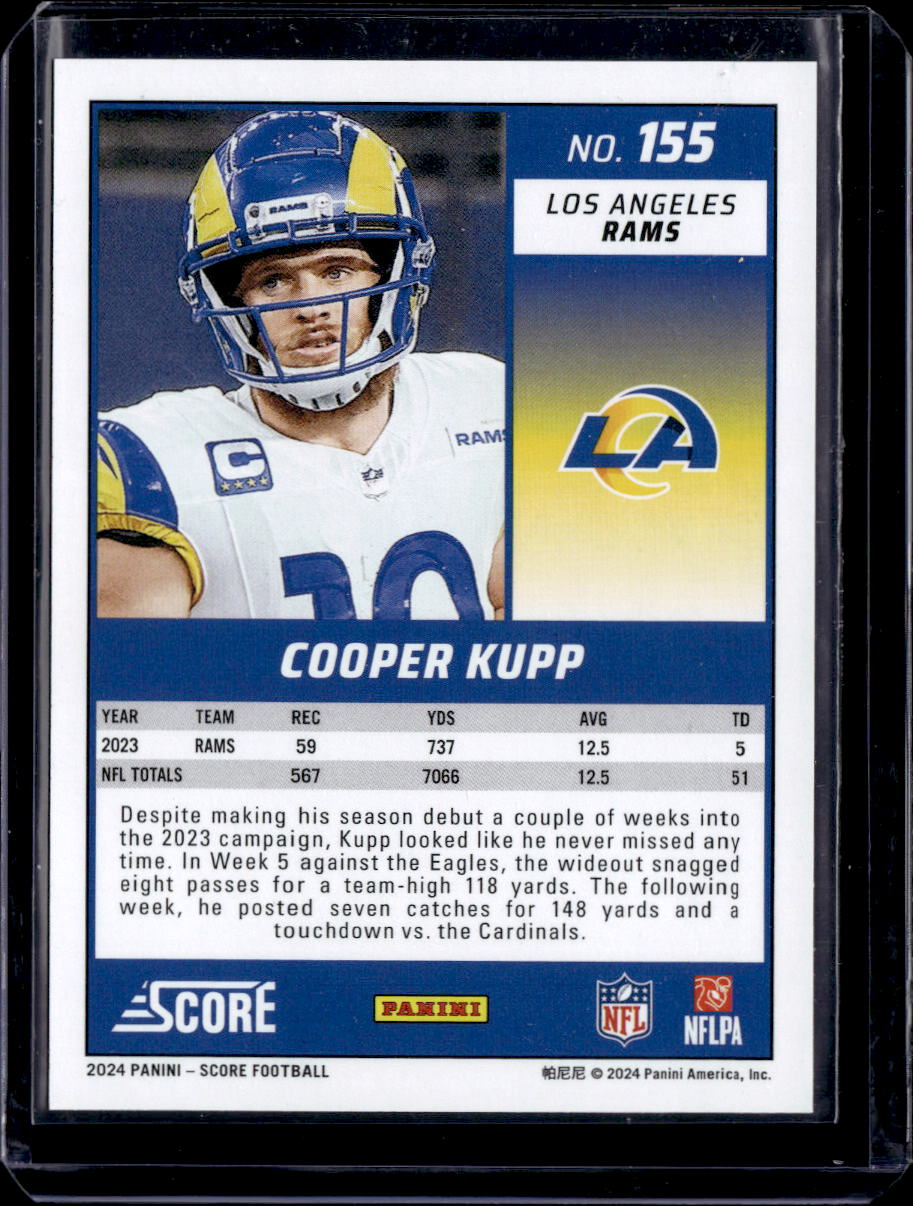 2024 Score #155 Cooper Kupp Lava 426/630