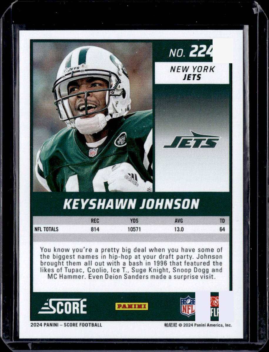 2024 Score #224 Keyshawn Johnson Ellipse 99/299