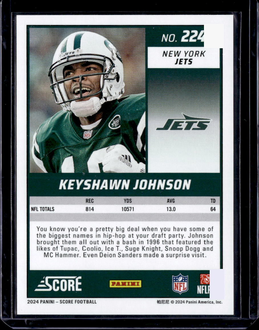 2024 Score #224 Keyshawn Johnson Lava 64/630