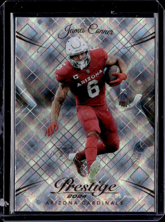 2024 Panini Prestige #2 James Conner Diamond Xtra Points