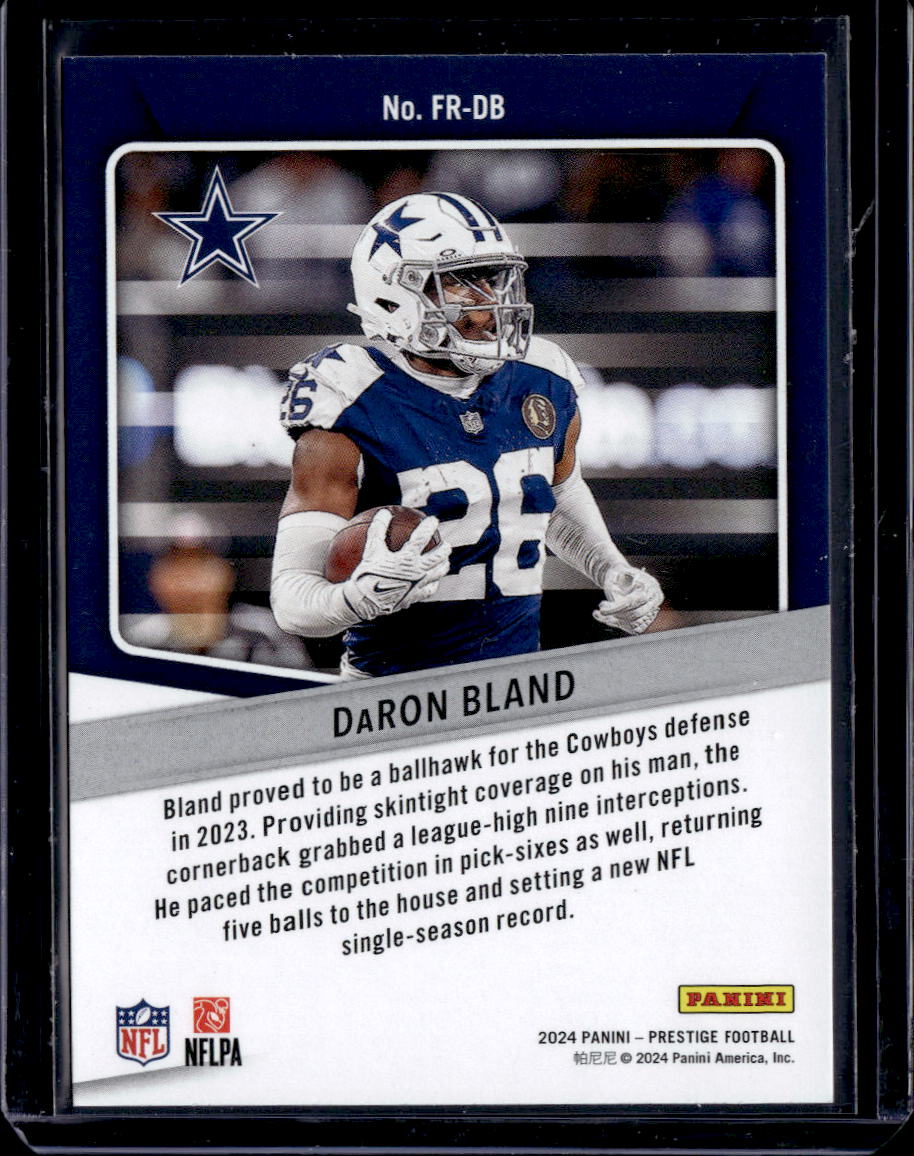 2024 Panini Prestige #FR-DB DaRon Bland For the Record