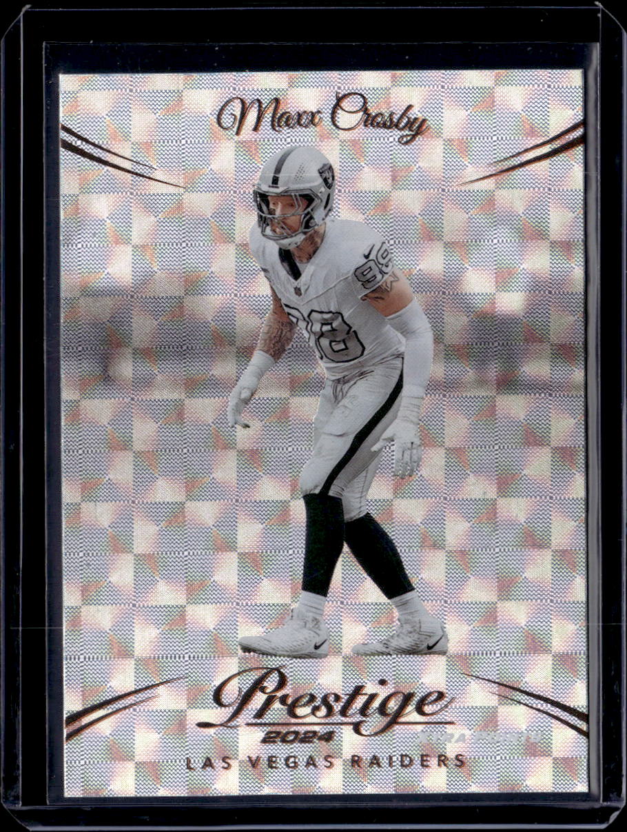 2024 Panini Prestige #159 Maxx Crosby Diamond Xtra Points