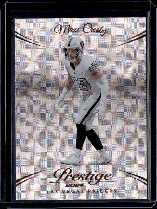 2024 Panini Prestige #159 Maxx Crosby Diamond Xtra Points