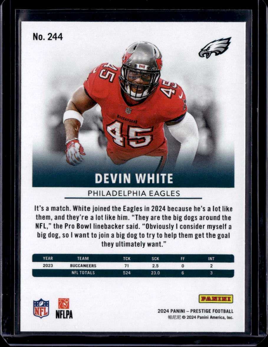 2024 Panini Prestige #244 Devin White Diamond Xtra Points