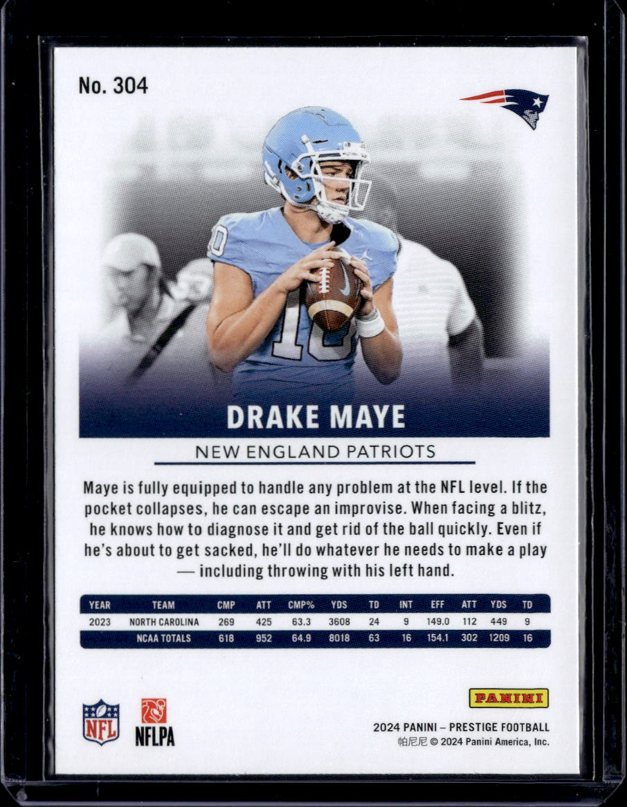 2024 Panini Prestige #304 Drake Maye