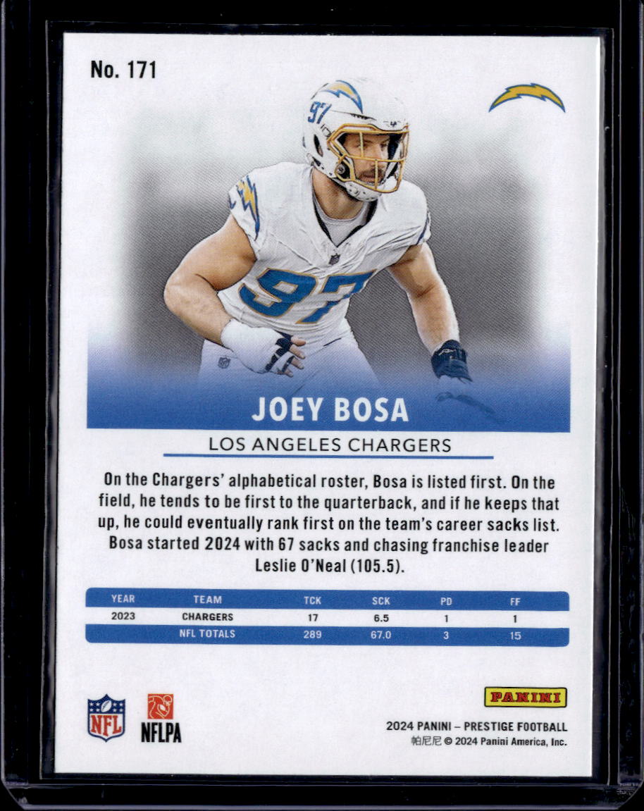 2024 Panini Prestige #171 Joey Bosa Diamond Xtra Points