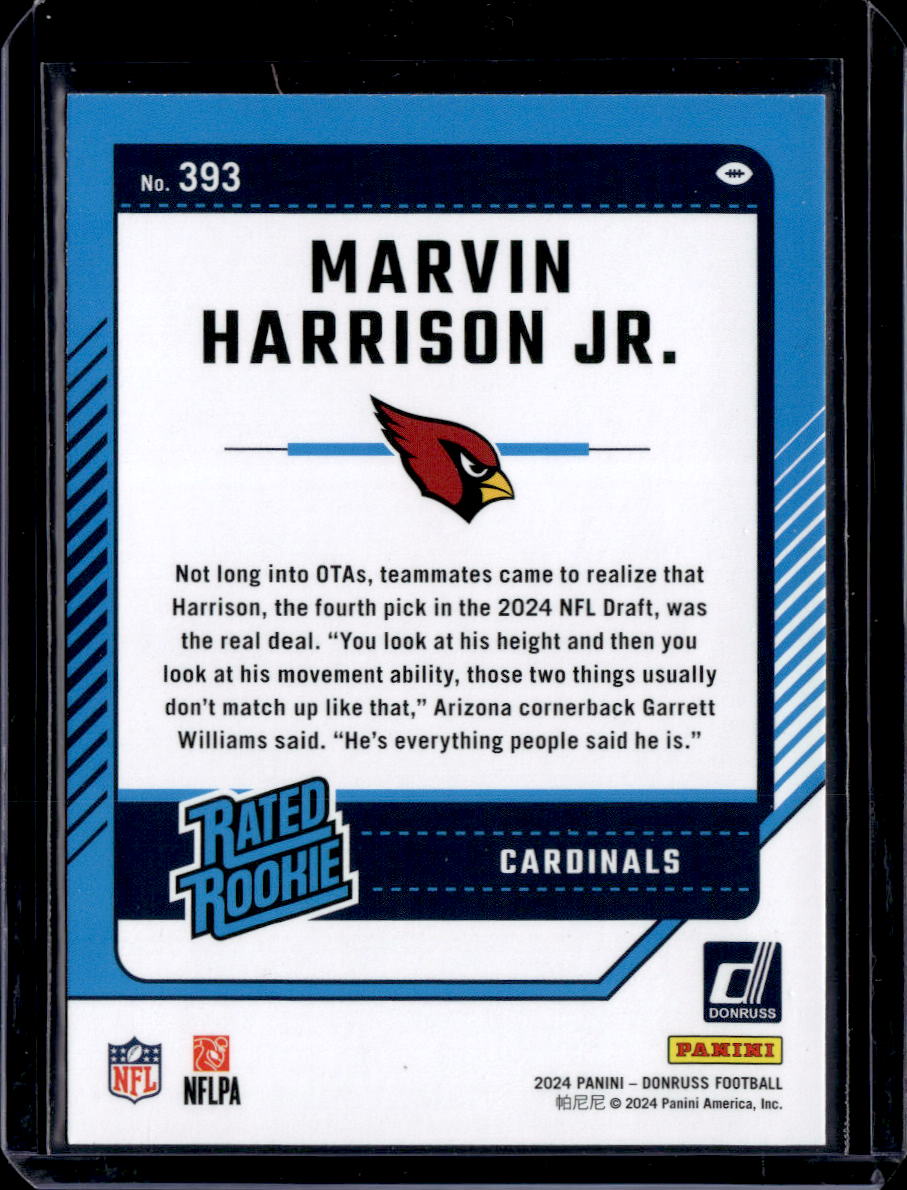 2024 Donruss #393 Marvin Harrison Jr.