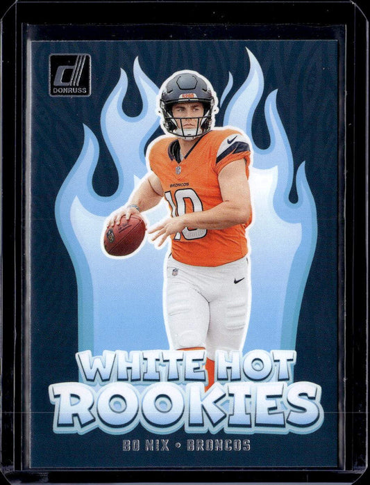 2024 Donruss #WH9 Bo Nix White Hot Rookies