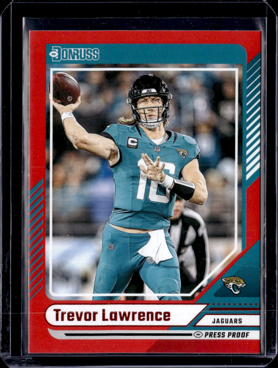 2024 Donruss #271 Trevor Lawrence Press Proof Red