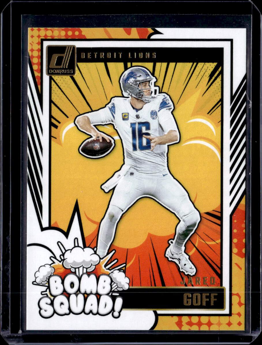 2024 Donruss #17 Jared Goff Bomb Squad