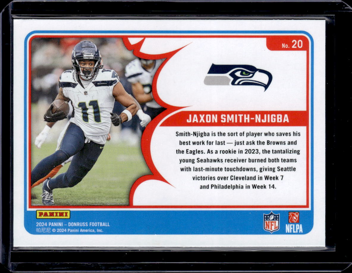 2024 Donruss #20 Jaxon Smith-Njigba Action All-Pros