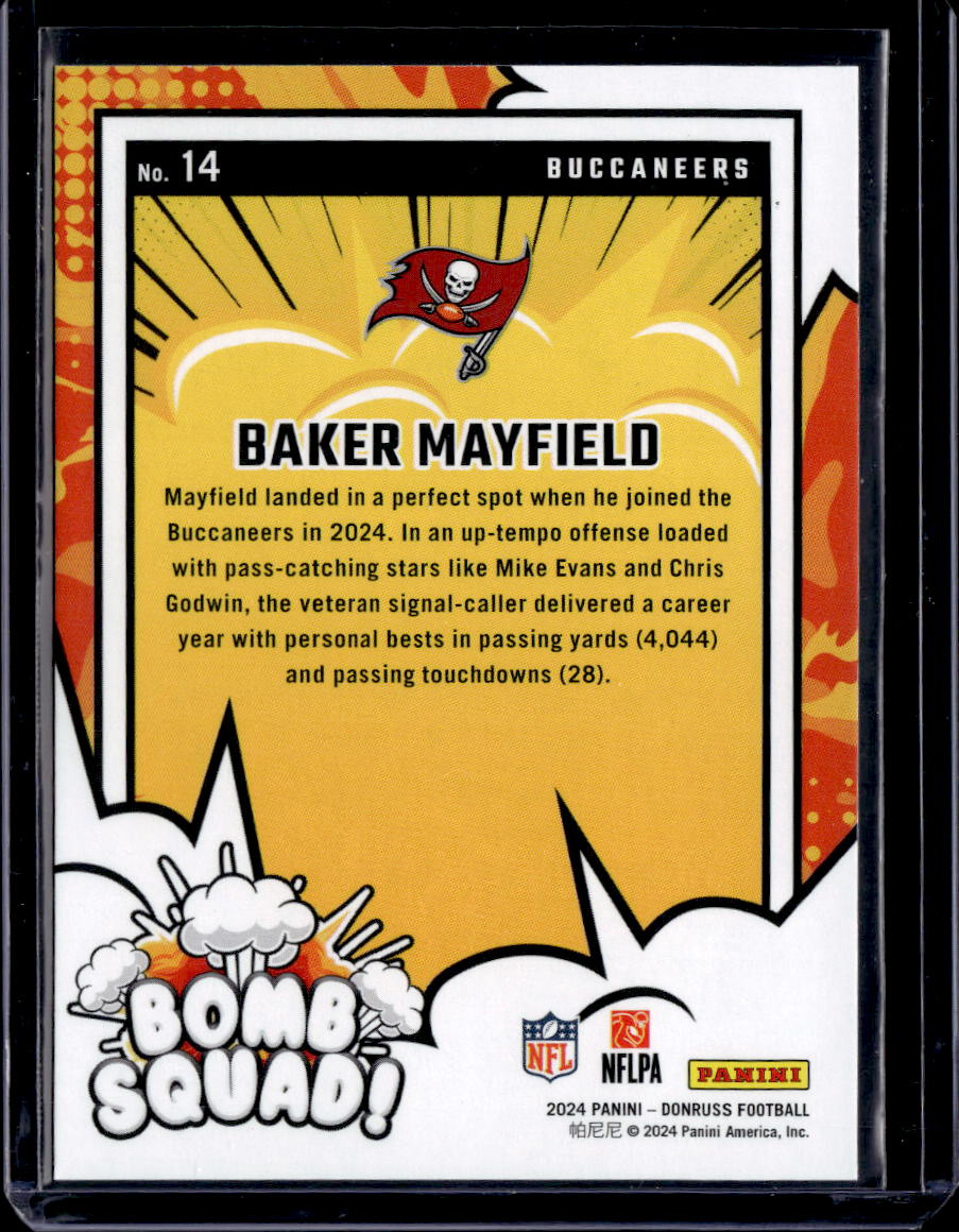 2024 Donruss #14 Baker Mayfield Bomb Squad