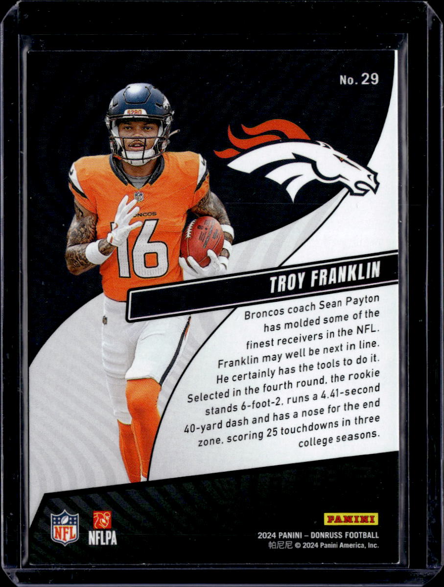 2024 Donruss #29 Troy Franklin Rookie Revolution