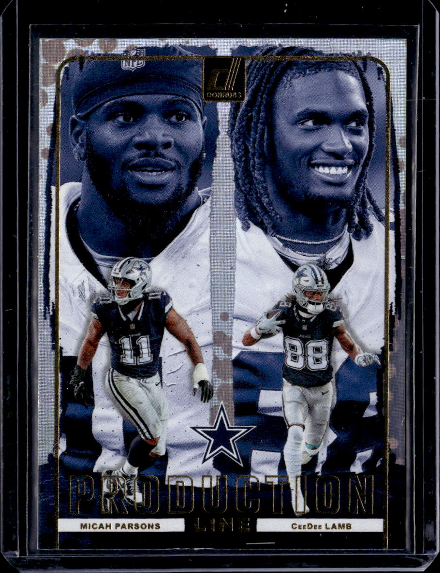 2024 Donruss #17 Micah Parsons / CeeDee Lamb Production Line