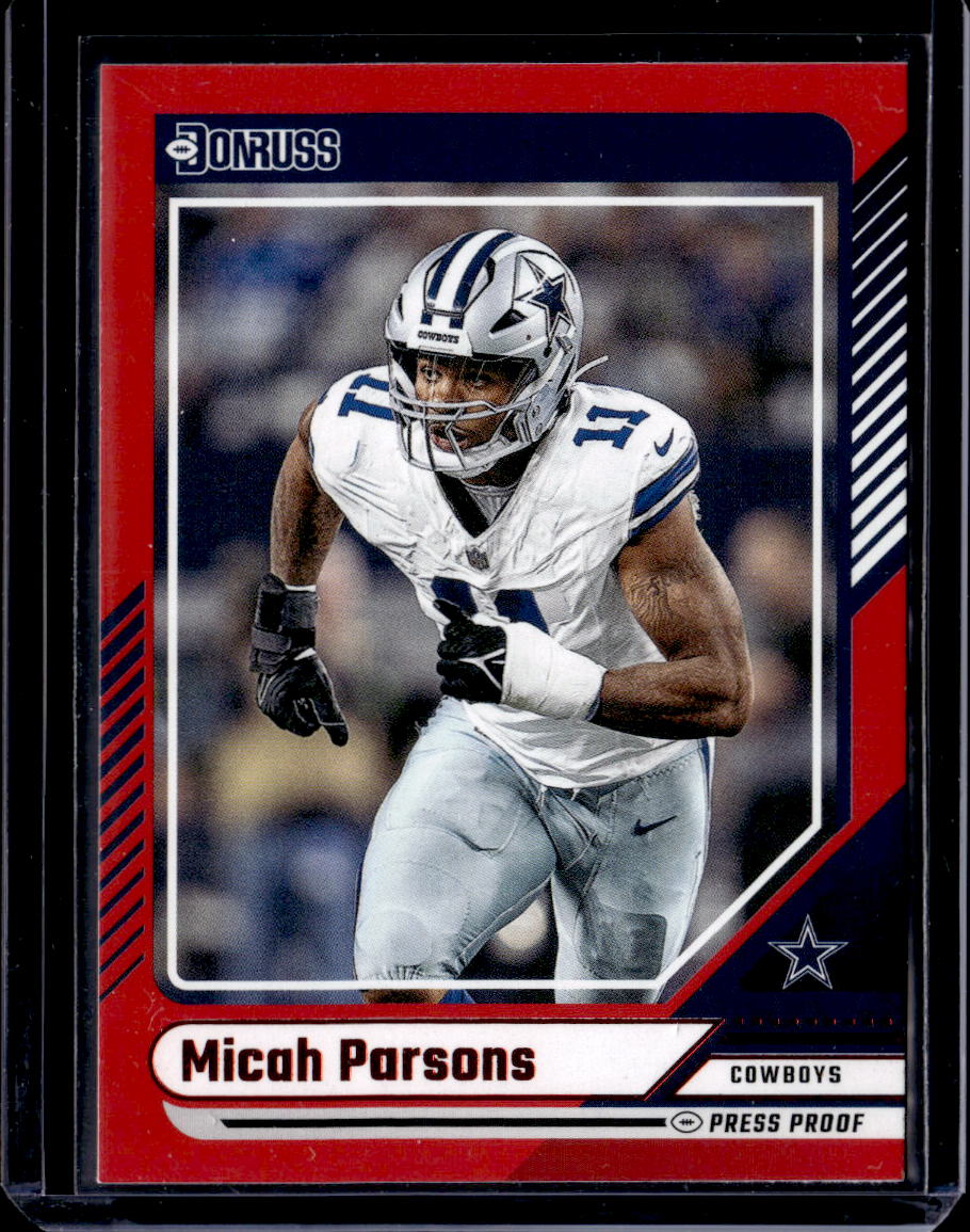 2024 Donruss #85 Micah Parsons Press Proof Red