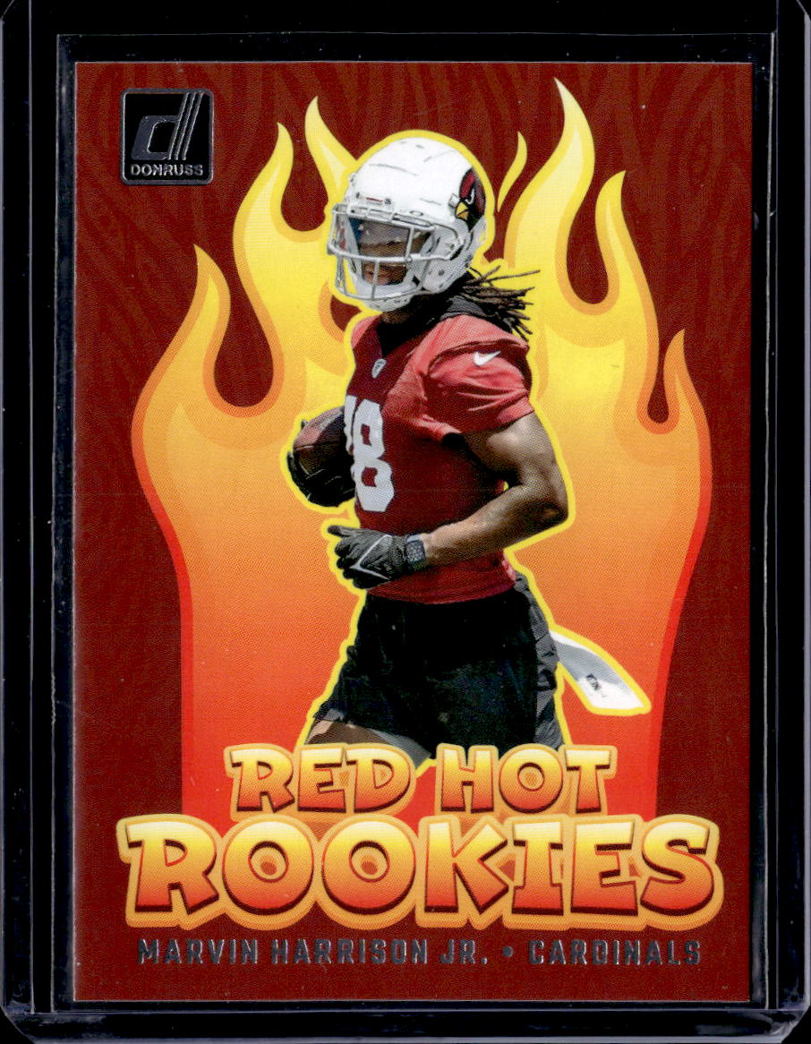 2024 Donruss #RHR-MJJ Marvin Harrison Jr. Red Hot Rookies