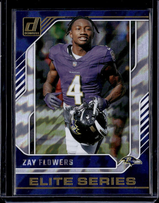 2024 Donruss #18 Zay Flowers The Elite Series