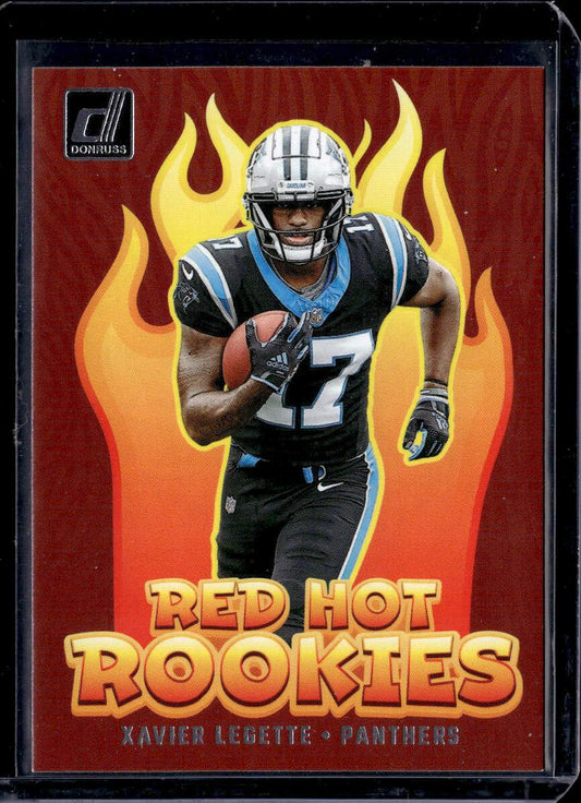 2024 Donruss #RHR-XLE Xavier Legette Red Hot Rookies