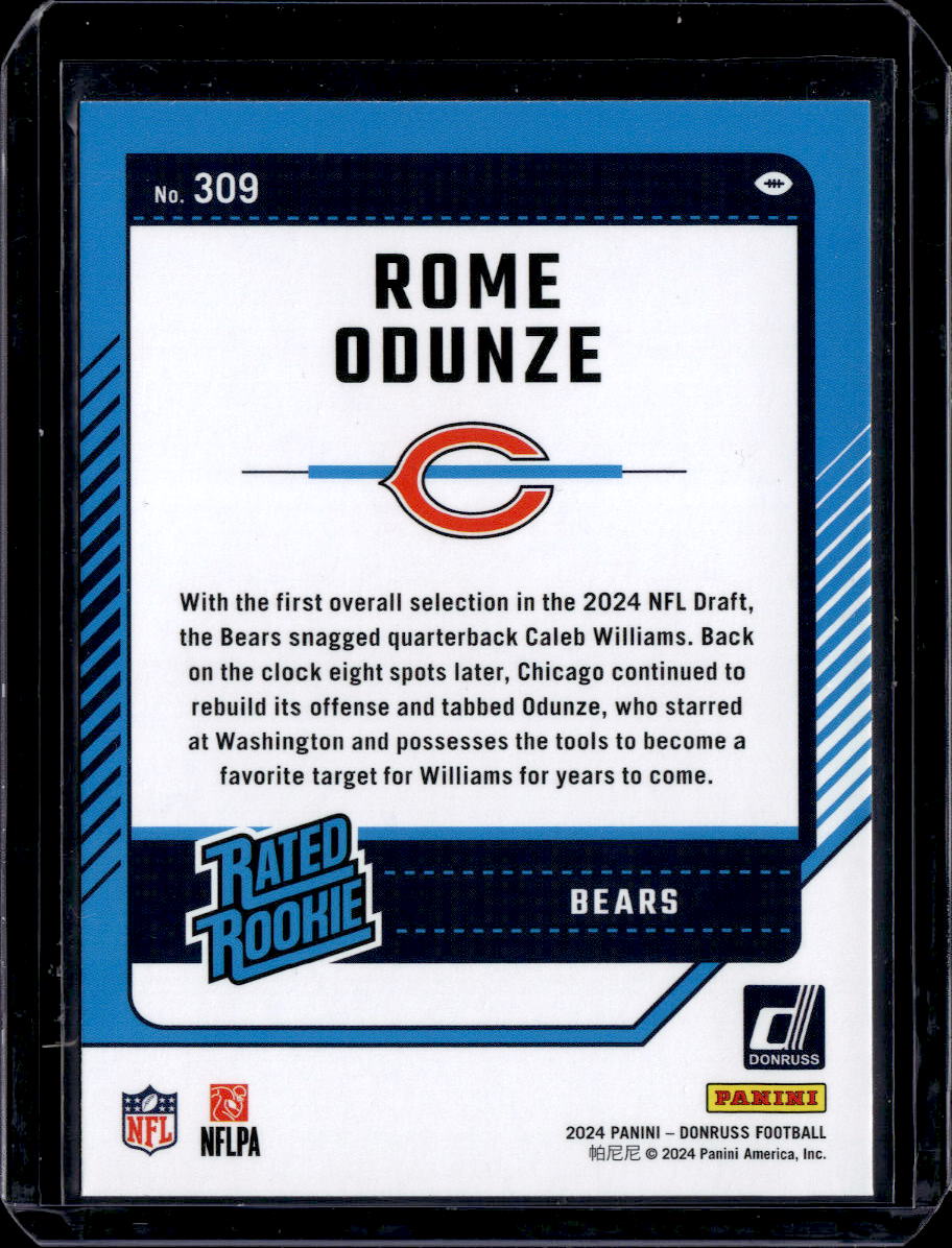 2024 Donruss #309 Rome Odunze