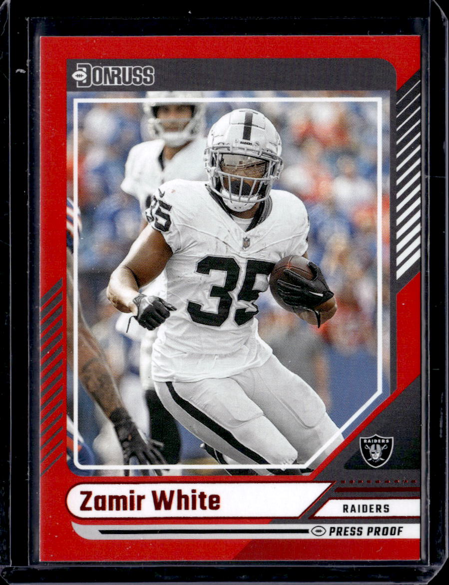 2024 Donruss #214 Zamir White Press Proof Red