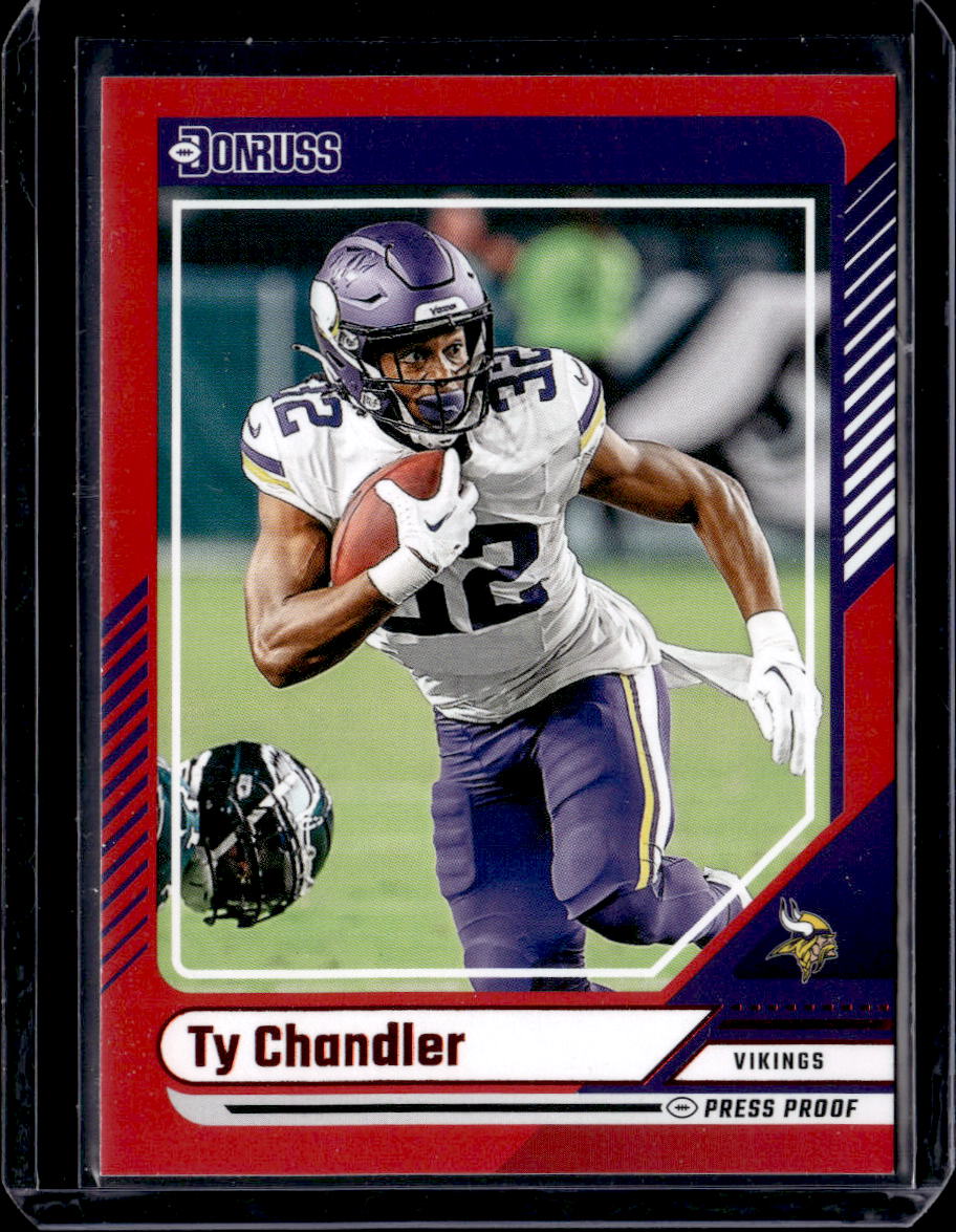 2024 Donruss #248 Ty Chandler Press Proof Red