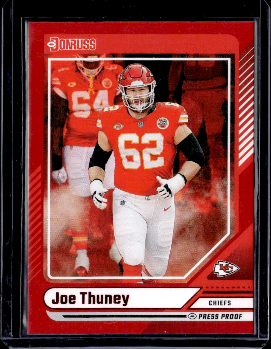 2024 Donruss #103 Joe Thuney Press Proof Red