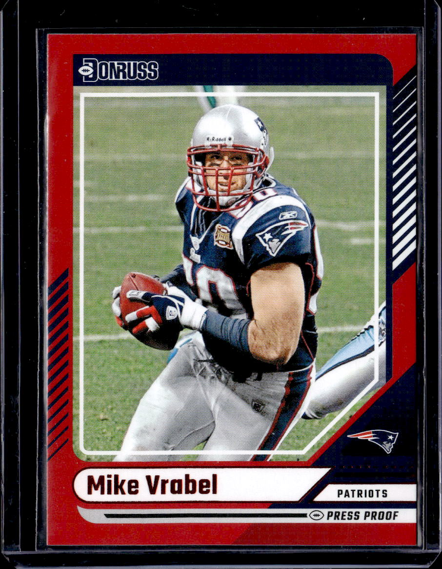 2024 Donruss #97 Mike Vrabel Press Proof Red