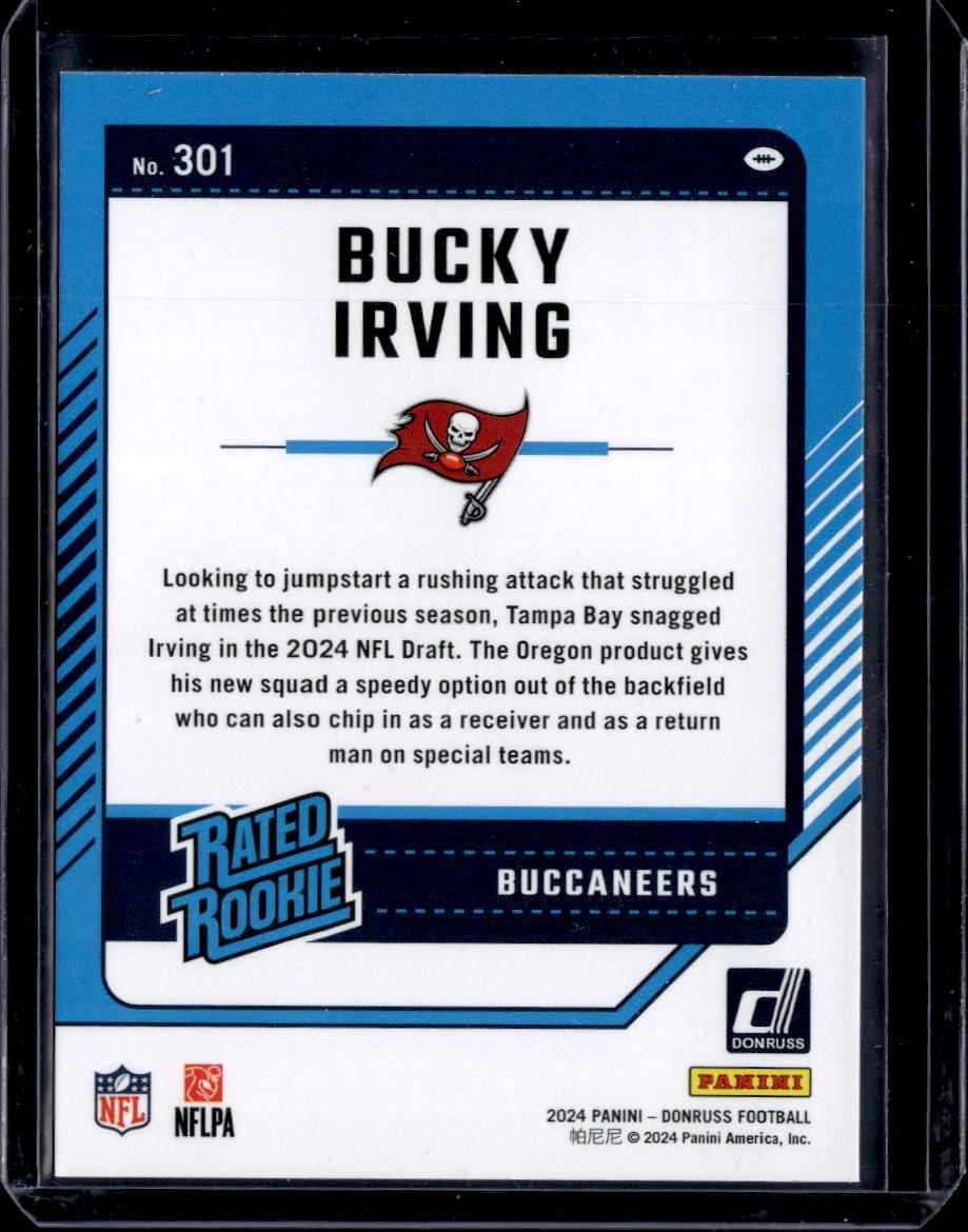 2024 Donruss #301 Bucky Irving